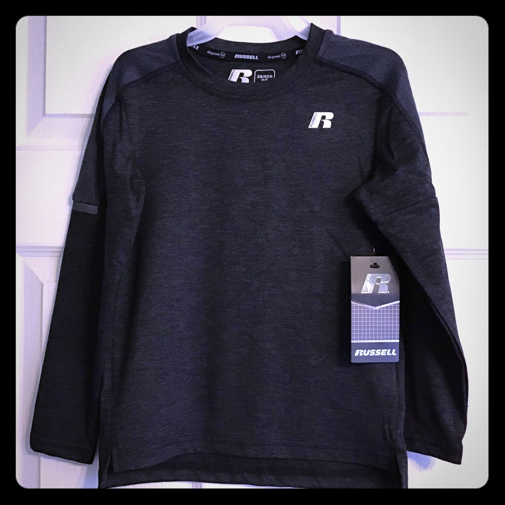 RUSSELL Long Sleeve Active Top - YXS